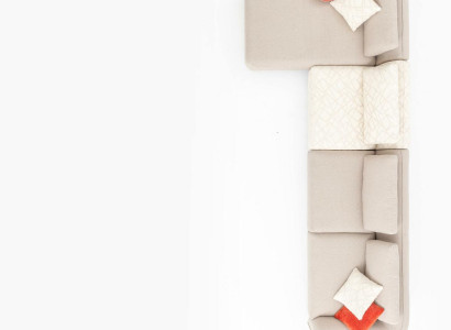 Sofa L Form Wohnlandschaft Beige Couch 420x170 Design Möbel Stoff